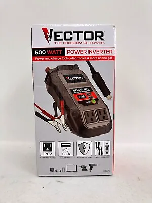 VECTOR 500 Watt Power Inverter Dual Power Inverter (PI500V). • $34.50