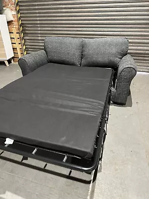 Habitat Lisbon Fabric 2 Seater Sofa Bed - Charcoal • £299
