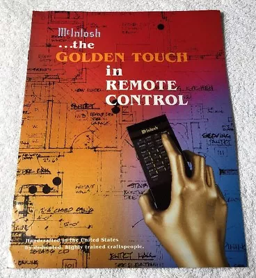 Mcintosh Remote Control Original Color Advertisement Brochure M679 • $14.95