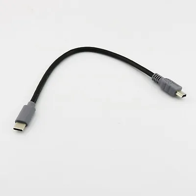 Mini USB 5 Pin Male To USB 3.1 Type-C Male Converter OTG Adapter Lead Data Cable • $2.89