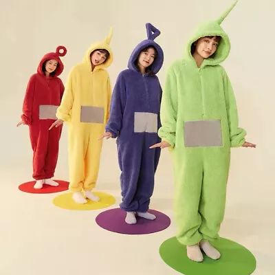 Teletubbies Jumpsuit Costume Kigurumi Pajamas Party Sports Day Book Week Cosplay • $41.98