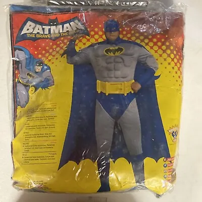 DC Superhero Batman Deluxe Muscle Chest Men Adult Plus Size Costume • $54.99