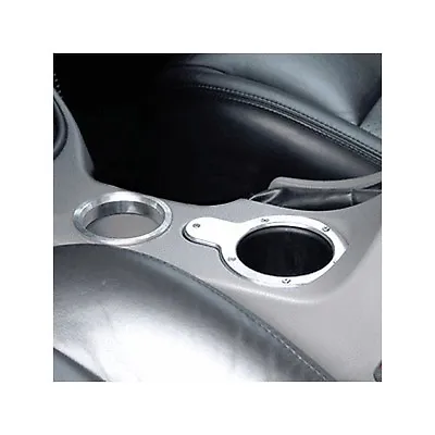 MUSTANG BILLET CUP HOLDER BEZEL PACKAGE (2pc) Fits 01-04 Ford Mustang • $44.99