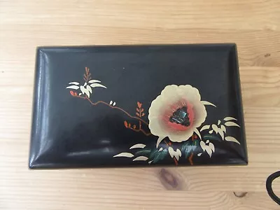 Vintage Japanese Black Lacquer Musical Jewellery Box By SoneWareOrgelTokyo • £9.99