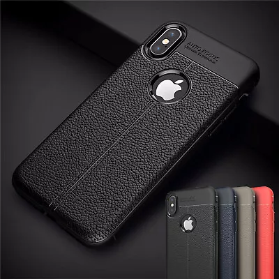 Case For Apple IPhone 6 6s 7 8 Plus X XS Shockproof Leather Silicone Phone Cover • £2.99