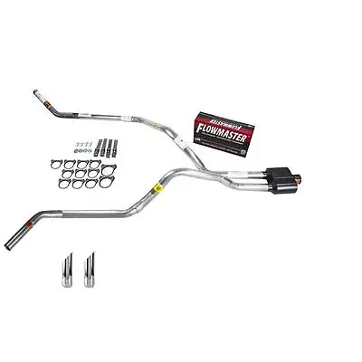 S10 / S15 95-01 Dual Exhaust 2.5 Pipe Flowmaster Super 10 SW Tip Corner Exit • $297.66