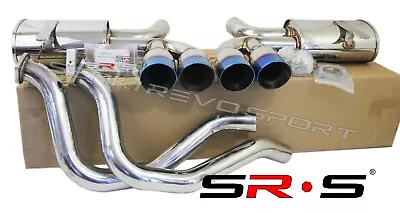 Srs Catback Exhaust For 97- 04 Chevy Corvette C5/z06 5.7l Ls Quad 4  Burnt Tip • $712.49