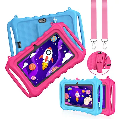 XGODY Kids Tablet 32GB/64GB Android 12 7 Inch 3100mAh Quad-Core 2024 Dual Camera • $69.89