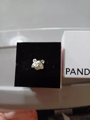 Pandora GENUINE Pudsey Bear Silver Coloured Charm Very RARE Collectible  • £10