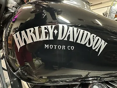 (2) Harley Davidson Tank Decals Stickers Fits Dyna Sportster Street Glide • $13.99
