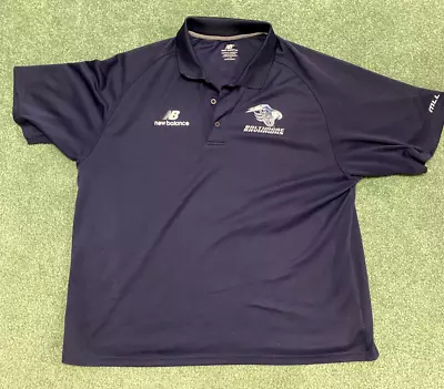 Baltimore Bayhawks Lacrosse Team Issued New Balance Polo MLL Large • $29.99