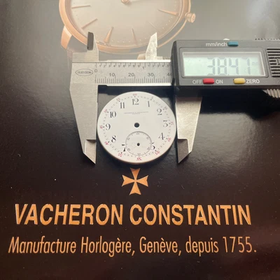 $399.95 • Buy Antique Vacheron Constantin Pocket Watch Porcelain Dial .