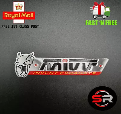 Mivv 3d Heatproof Exhaust Badge Sticker Graphic Decal Superbike Silencer Metal • $6.16