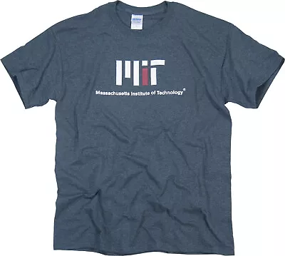 MIT T-Shirt Massachusetts Institute Of Technology Modern Logo • $19.94