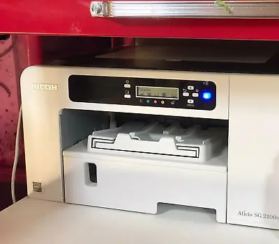£50 • Buy Ricoh Printer Aficio SG 2100n Gel Inkjet / Sublimation
