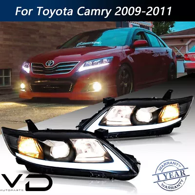 VLAND LED Headlights For 09-2011 Toyota Camry XLE LE SE Sedan W/Sequential Pair • $219.99