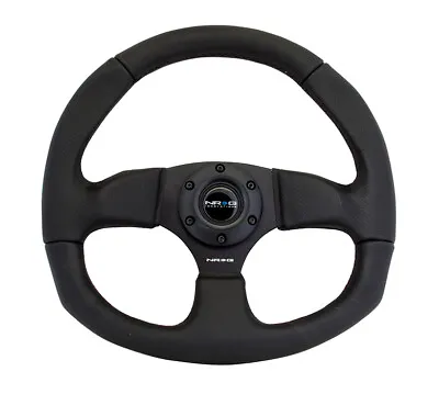 NRG Steering Wheel 330mm Vertica /320mm Hor. Lea. W/Black Stitching RST-009R • $134