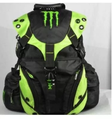 Monster Energy Ultra Rare Model Rucksack Yellow Green X Black Large Capacity Tag • $164.99