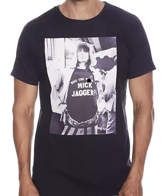 Cloline Short Sleeve T-Shirt Who The F@#K Is Mick Jagger Graphic Tee Small - New • $12.34