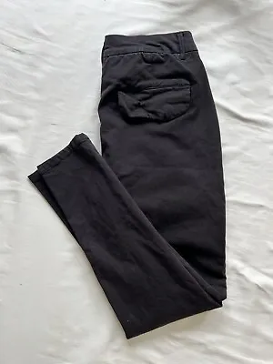DECJUBA Black Stretch Cotton Blend Casual Chino Pants  Size 8AU • $25