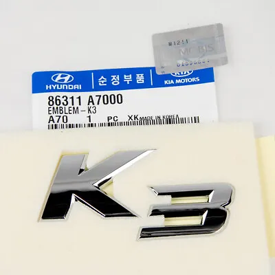 Genuine OEM Kia Forte Cerato K3 Trunk Emblem Badge 86311-A7000 • $12.70