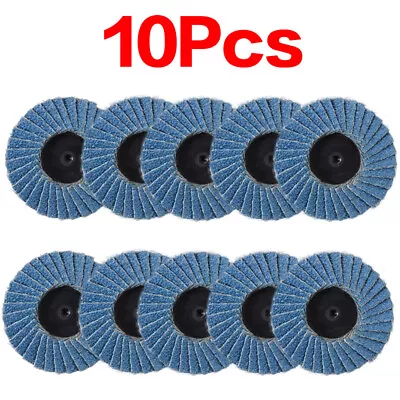 £4.99 • Buy 10x 60 Grit Lug Sanding Grinding Wheel Flap 2.0  Type R Roloc Disc Disk Wheels