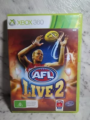 AFL Live 2: Xbox 360 Football Game PAL Complete W/ Manual VGC *FREE POSTAGE* • $14.95