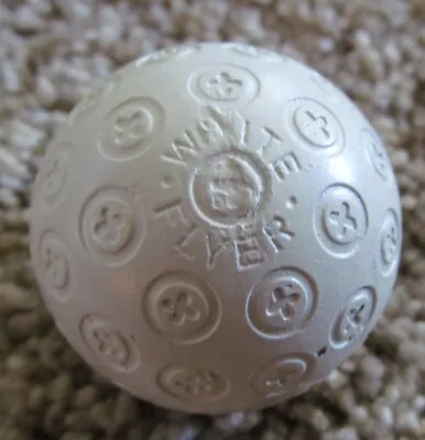 Rare Vintage  White Flyer  Golf Ball-repainted-circles With A Cross Inside • $2491.82