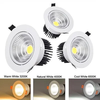Dimmable Recessed Led Ceiling Downlight COB Spotlight Lamp Bulb 110/220V 7/9/20W • $145.99