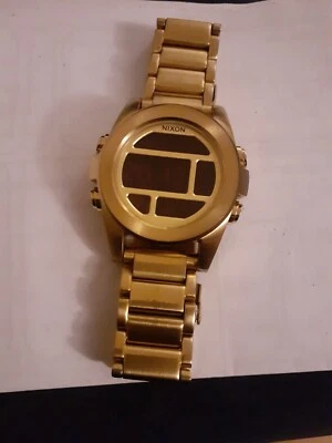 £110 • Buy Nixon Unit Stainless Steel All Gold
