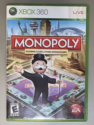 Monopoly (Xbox 360 2008) Complete With Manual.  Tested. • $4.99