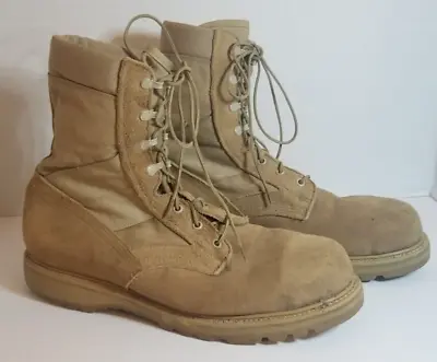 UFCW MONDO PT 8430 STEEL TOE TAN SUEDE Military Desert Boots SZ. 13 R • $27.97