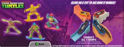 2013 Nickelodeon Tmnt Teenage Mutant Ninja Turtles Mcdonalds Toys - U - Pick • $4.99