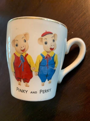£5 • Buy Vintage Pinky & Perky  Childs Mug Collectable