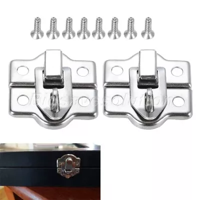 2/10/20Pcs Mini Box Latch Clasps Jewelry Case Toggle Type Silver Hardware New • $2.67