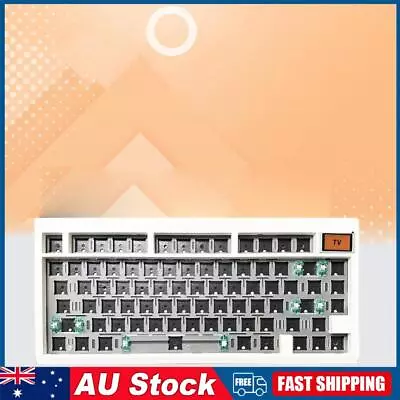 GMK81 RGB Mechanical Keyboard Kit Wired Keyboard 81 Keys Keyboard (White) • $96.99