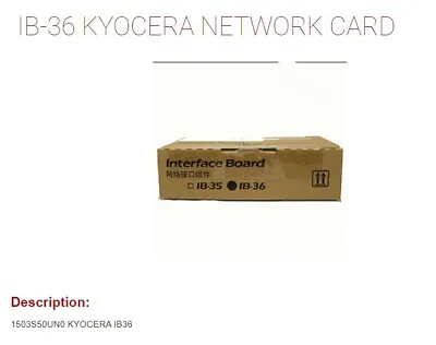 Kyocera IB-36 WiFi Direct WLAN Interface Is A For Kyocera Printers Free Shipping • $160.93