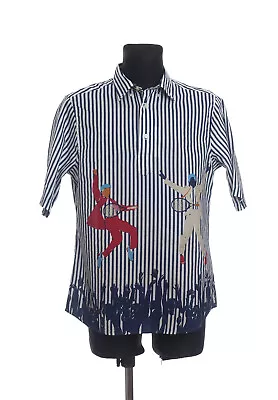 £49.99 • Buy BNWT GANT Rugger Men's The Dancing Popover Short Sleeved Shirt Size L * SLIM