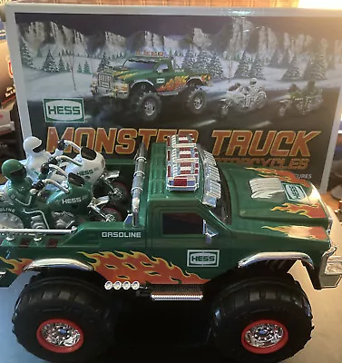 HESS 2007 Monster Truck With Motorcycles OPEN FOR PICTURES COLLECTABLE  • $39.99