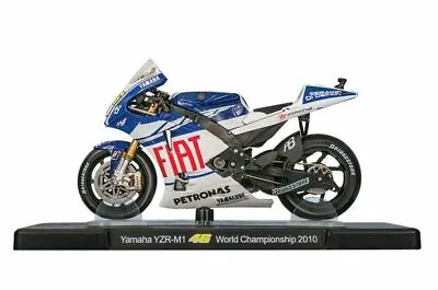 VALENTINO ROSSI Yamaha YZR-M1 2010 MotoGP Bike - Collectable Model - 1:18 Scale • £19.99