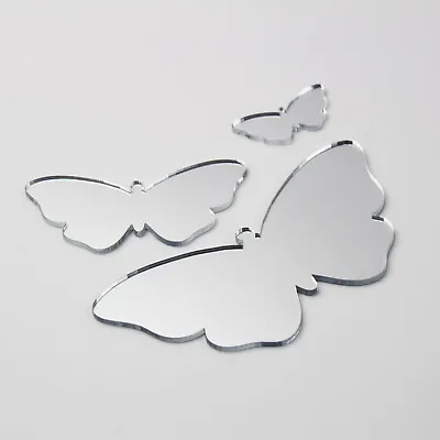 £1.19 • Buy Butterfly Acrylic Mirror Home Bathroom Children' Babies Safety Wall Shatterproof