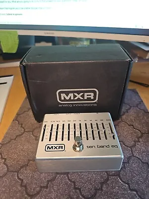 MXR M108S 10-Band EQ Silver Great Condition New With Open Box • $124.99