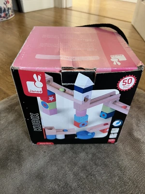 £24 • Buy Janod Kubix Wooden Marble Run Toy