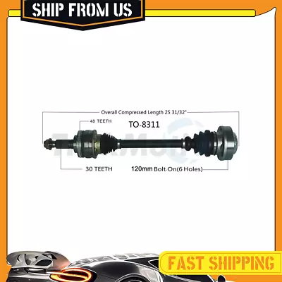 TrakMotive Rear Left CV Joint Axle For Toyota Supra 1993 1994 1995 1996 1997 • $121.56