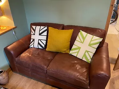 £250 • Buy Halo Two Seater Leather Sofa