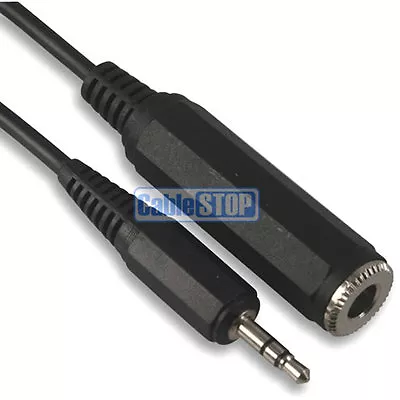 £3.65 • Buy 1.8 METRES Mini 3.5mm AUX Male To 6.35mm 1/4  Female Stereo Jack Headphone Cable