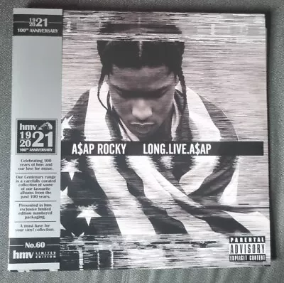 ASAP Rocky - ‎Long.Live.A$AP Clear Vinyl LP 1921 HMV Edition RARE • £39.99