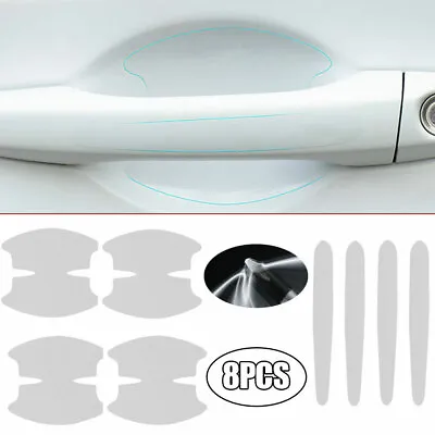 $2.59 • Buy Car Door Bowl Handle Anti-scratch Sticker Protector Clear Film Sticker Accessory