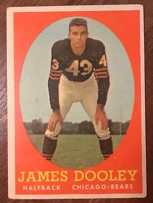 1958 Topps James Dooley (bears) #8 Vg+ • $1.95