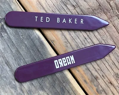 Ted Baker DREAM Replacement Branded Collar Bone Stiffeners/Stays/Tabs 6cm NEW • £3.95